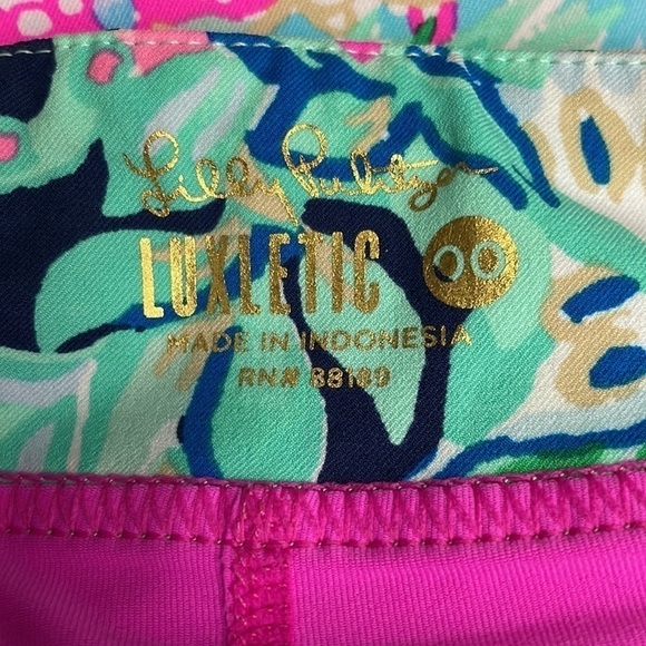 Lilly Pulitzer X Luxletic Daphne colorful cheetah floral print mini golf skort - Picture 7 of 8